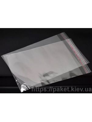 пакет поліпропіленовий з клейкою стрічкою без друку прозорий. Виготовленння від 500 шт. від виробництва Пластпакет